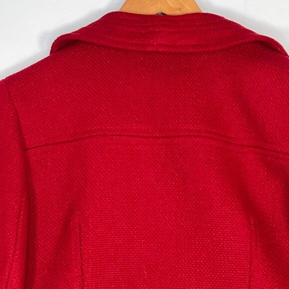 Talbots Red Wool Blend Pique Suit Jacket - Picture 9 of 14